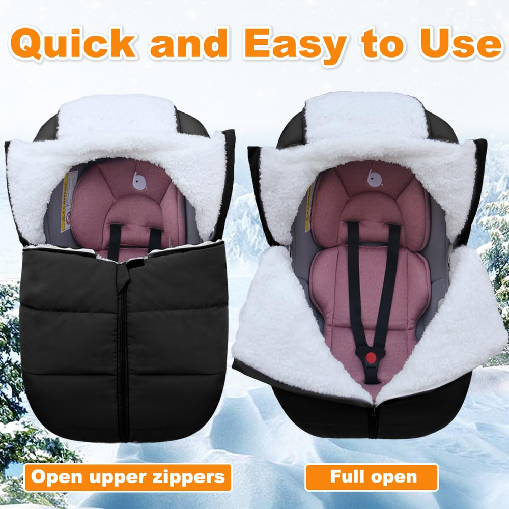flower frail winter baby car seat cover elastic edge universal fit