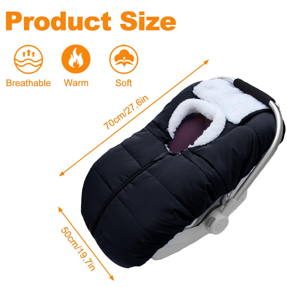 flower frail winter baby car seat cover machine washable care