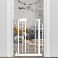 Flower Frail narrow baby gate adjustable width for fitment and easy hallway safety.