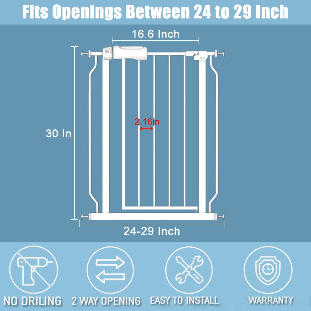 Flower Frail walk-through baby gate enabling hands-free doorway passage for busy homes.