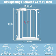 Flower Frail walk-through baby gate enabling hands-free doorway passage for busy homes.
