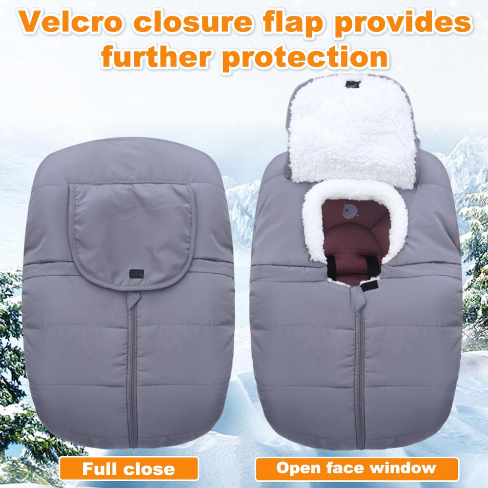 flowerfrail warm coral fleece inner layer provides cozy softness for newborns