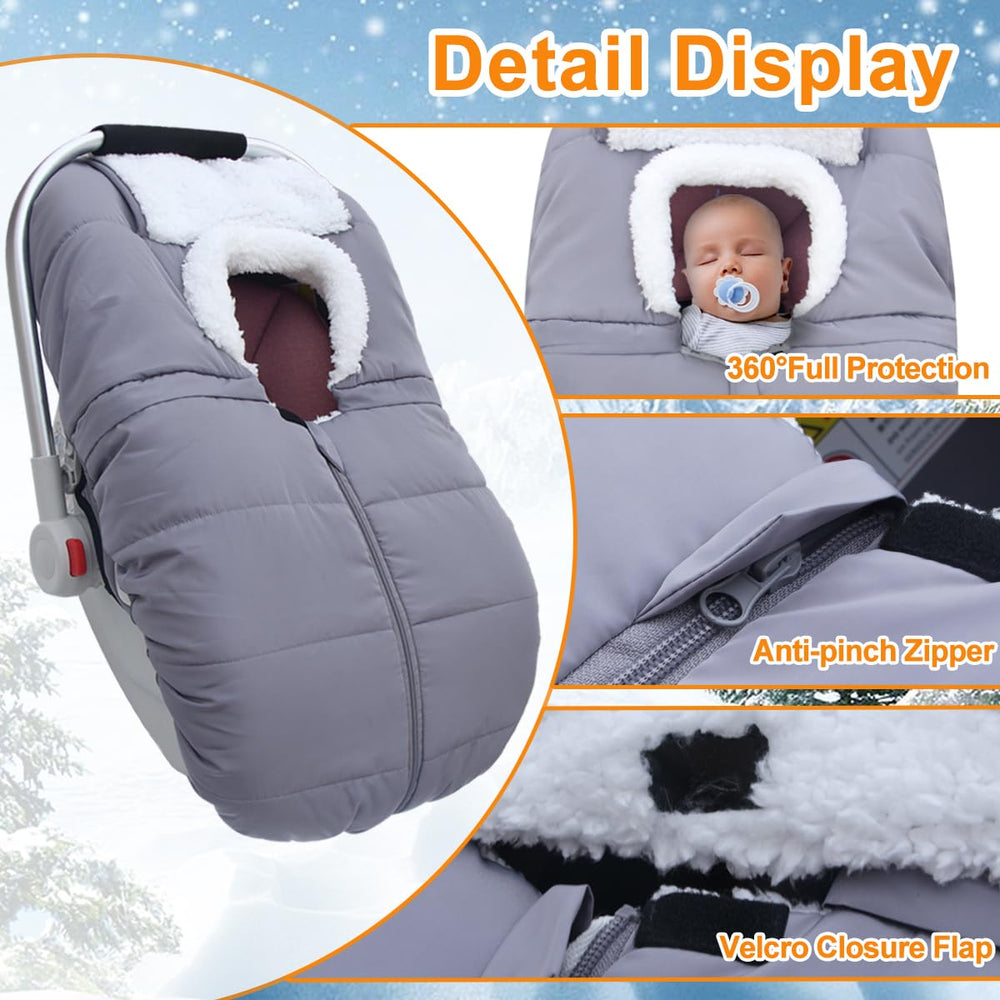 flowerfrail vertical and horizontal zippers ease access for quick baby entry