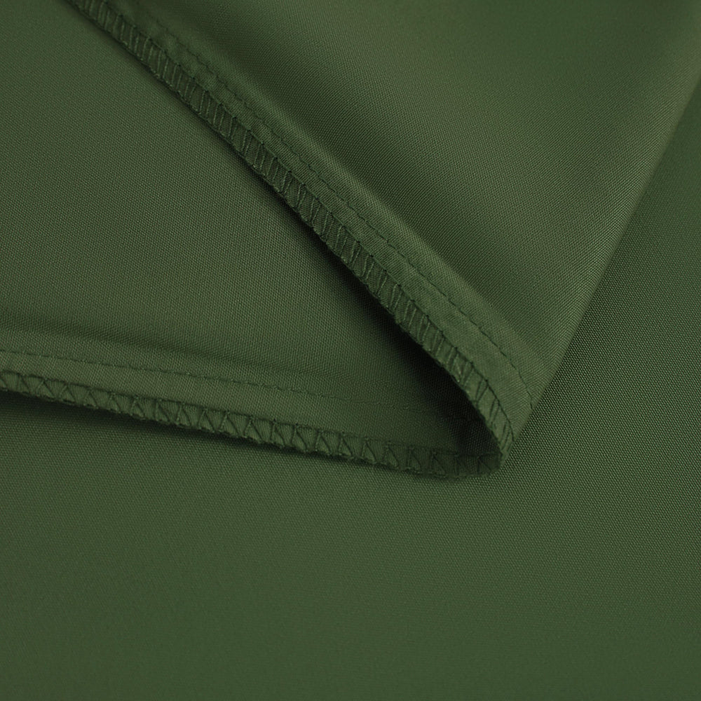 FLXXIE toddler pillowcase olive green closeup highlighting gentle touch and durable weave.