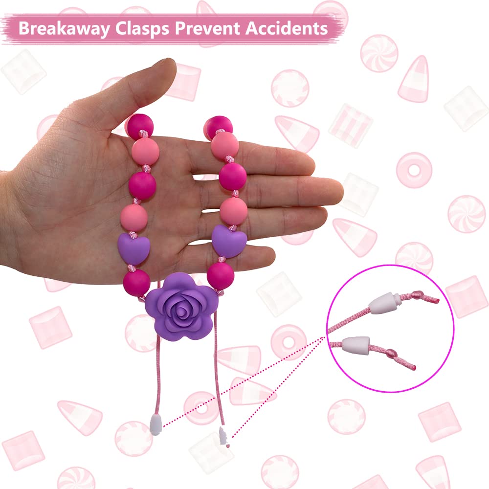 Flyaway adjustable cord necklace offers customizable fit for growing children