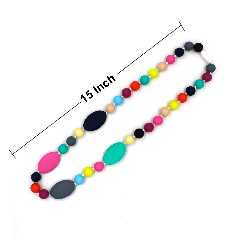 Flyaway chew-necklace easy-clean demonstrates soap-and-water cleaning simplicity.