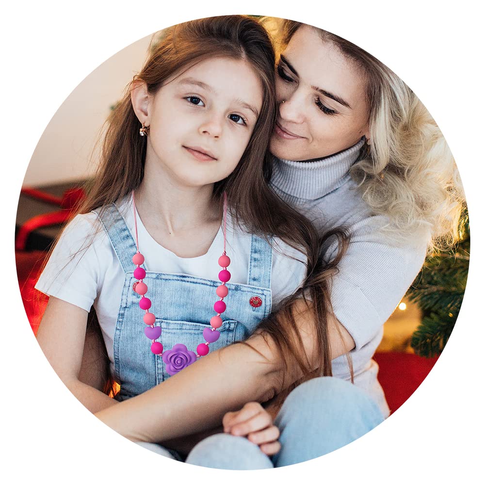 Flyaway sensory necklace suited for kids and adults as a fidget tool