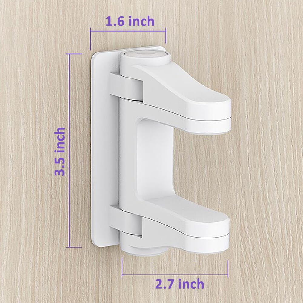 Flyaway child-proof door lock suitable for kids, pets, and seniors seeking safer doors