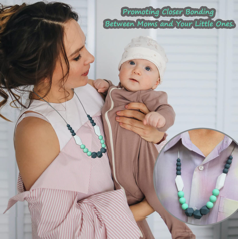Flyaway multi-use necklace supports chewing, fidgeting, and focus in daily routines for kids