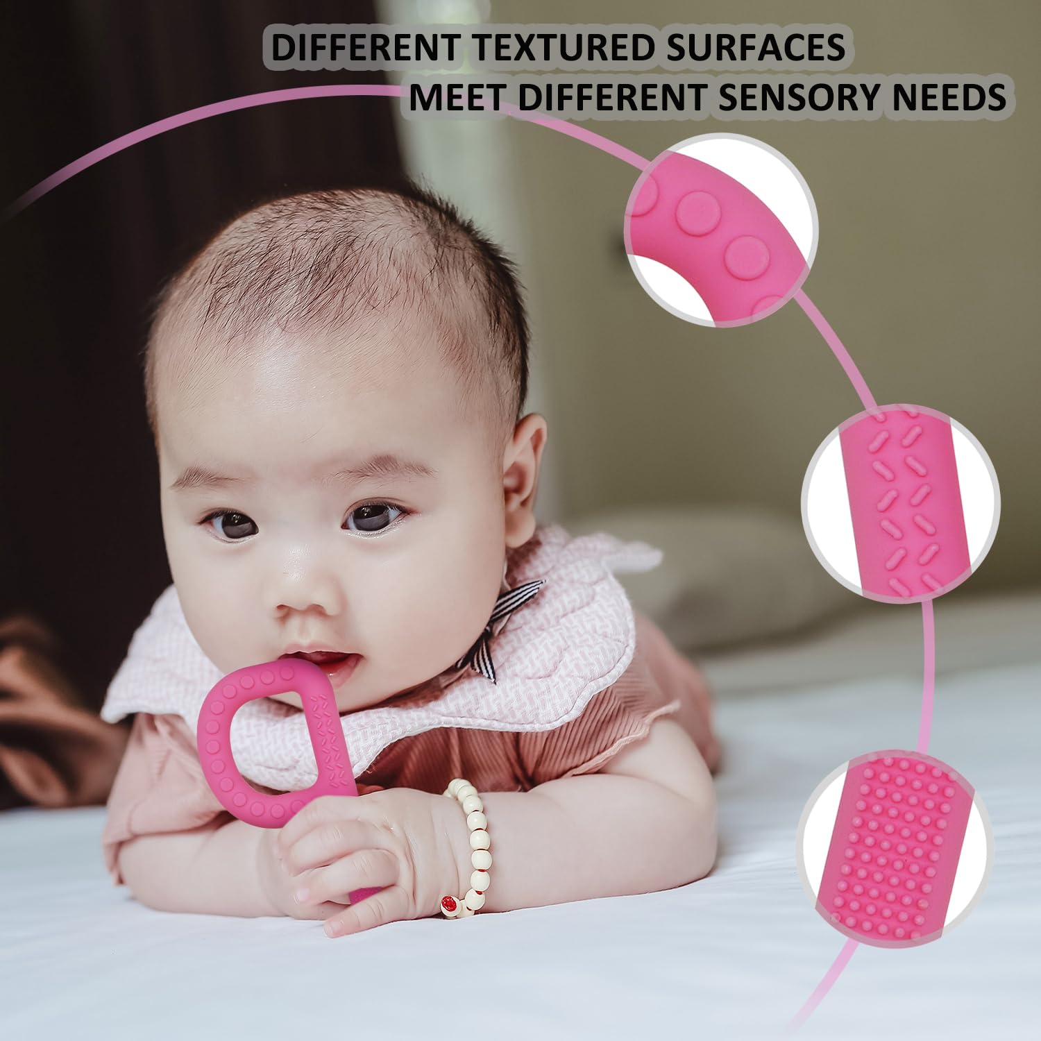 Flyaway Teething Sticks used for autism sensory exploration