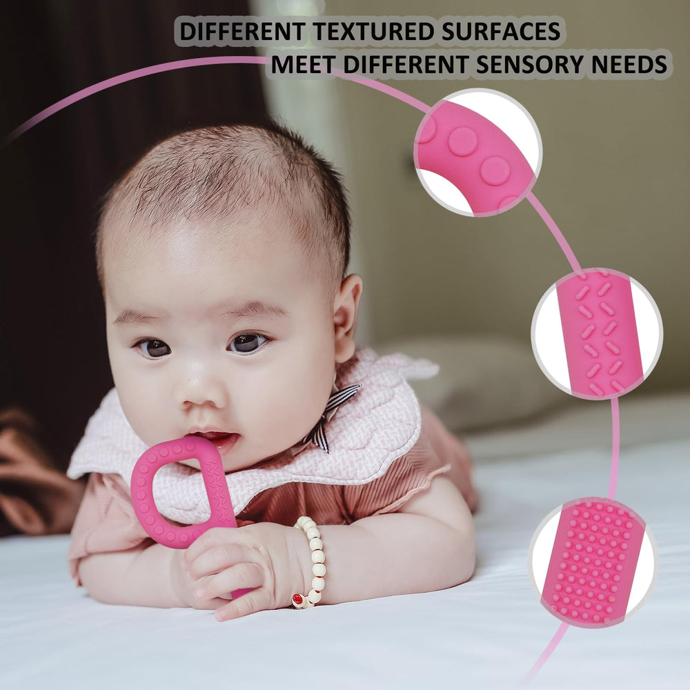 Flyaway Teething Sticks used for autism sensory exploration
