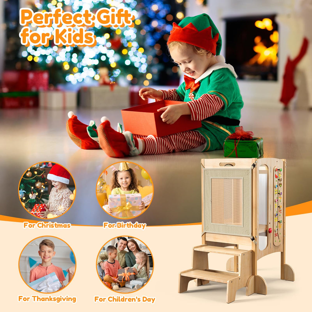 FlyingBoom gift-ready toddler tower ideal for growing kids.