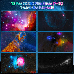 FlyEagle galaxy film discs collection for versatile space scenes