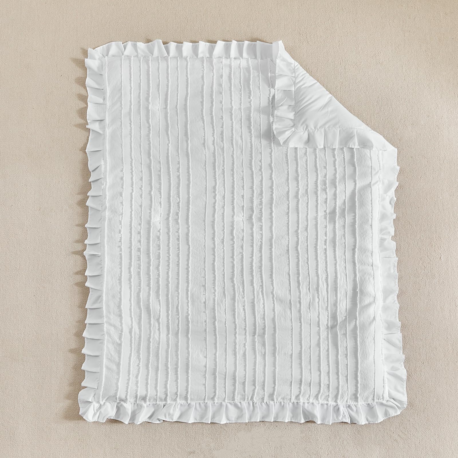 Flysheep bohemian jacquard detail closeup, timeless style for any nursery.