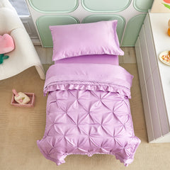 Flysheep flat sheet with neat pintuck pattern for a tidy bed