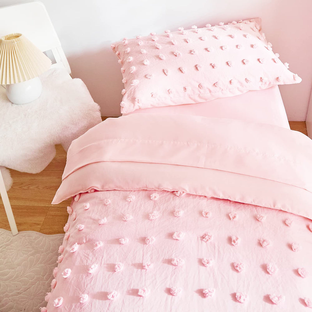 Flysheep pink pillowcase adds gentle finish and easy care