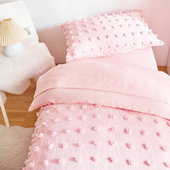 Flysheep pink pillowcase adds gentle finish and easy care