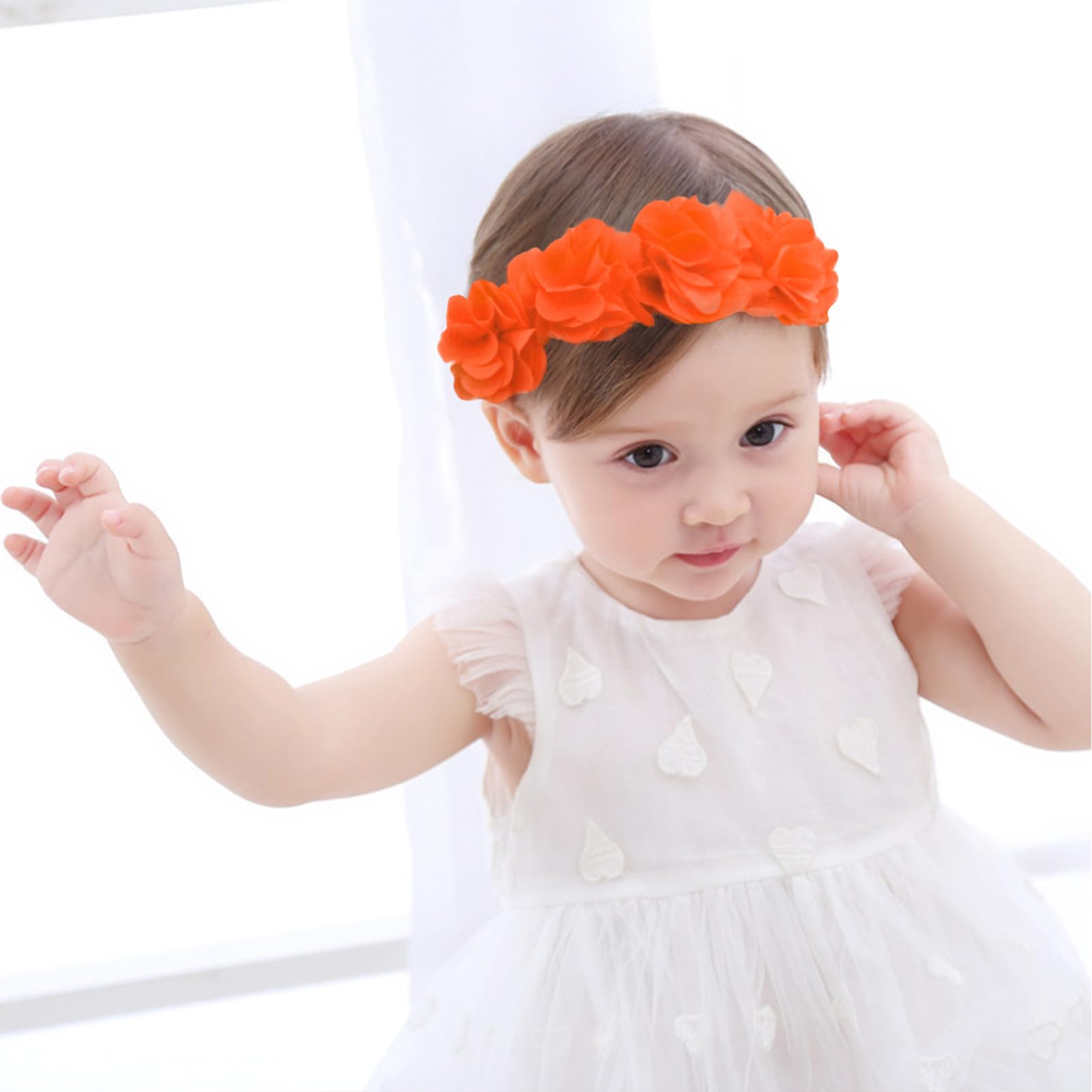 Fmeida baby Halloween headband; soft headband keeps little princess comfortable.