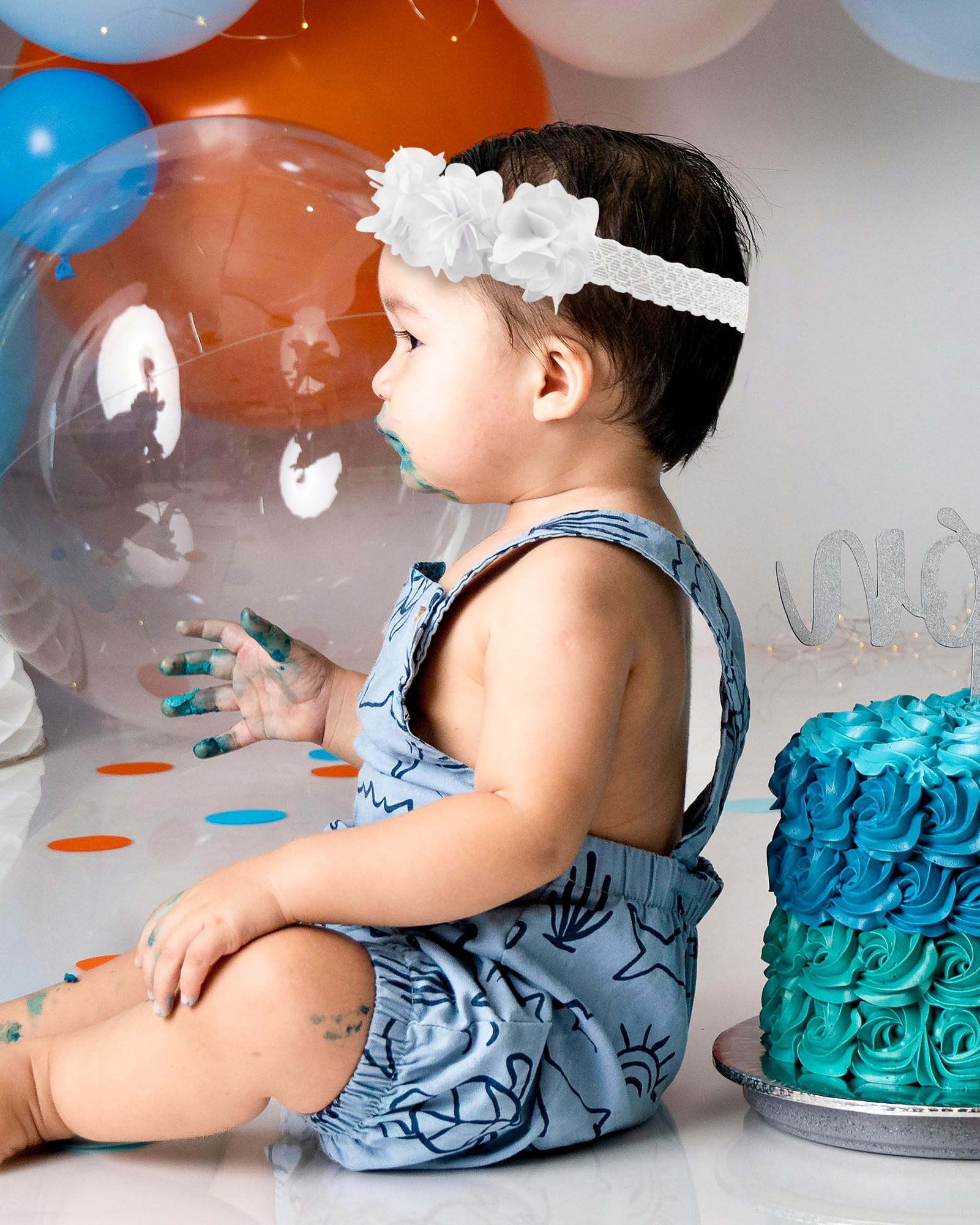 Fmeida cute baby headband pairs with outfits for cute photos