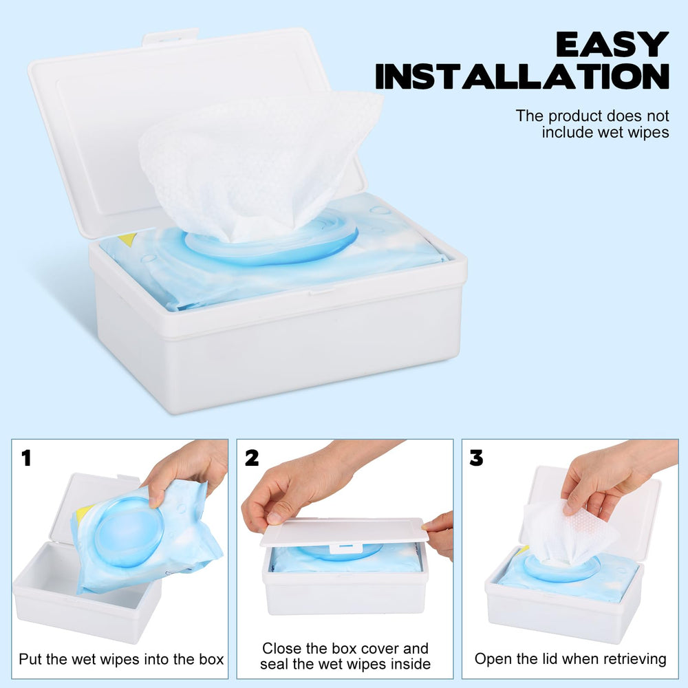 FMOACEN wipes dispenser in durable PP plastic withstands daily use.
