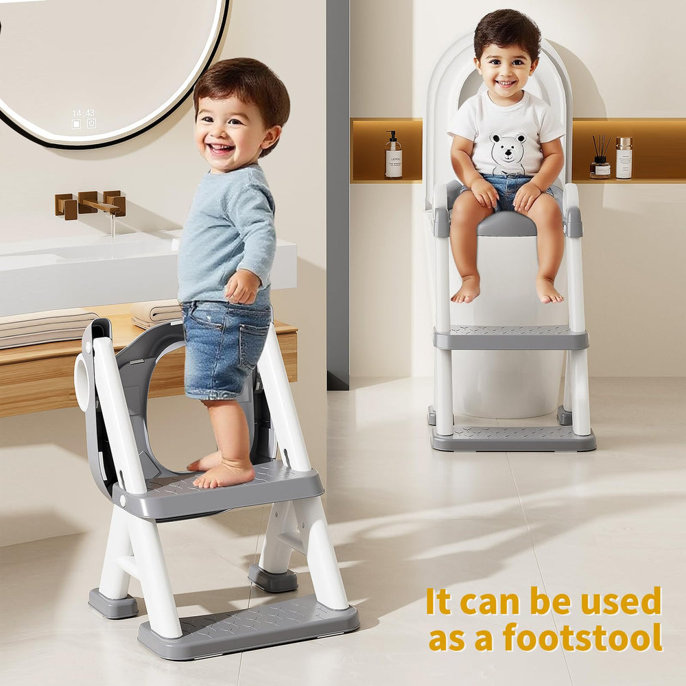 Fnaumdol potty training seat 2in1 use acts as seat and lightweight stool
