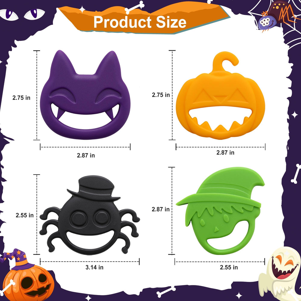 Fnayol Halloween teether Green Witch silicone for soothing gums