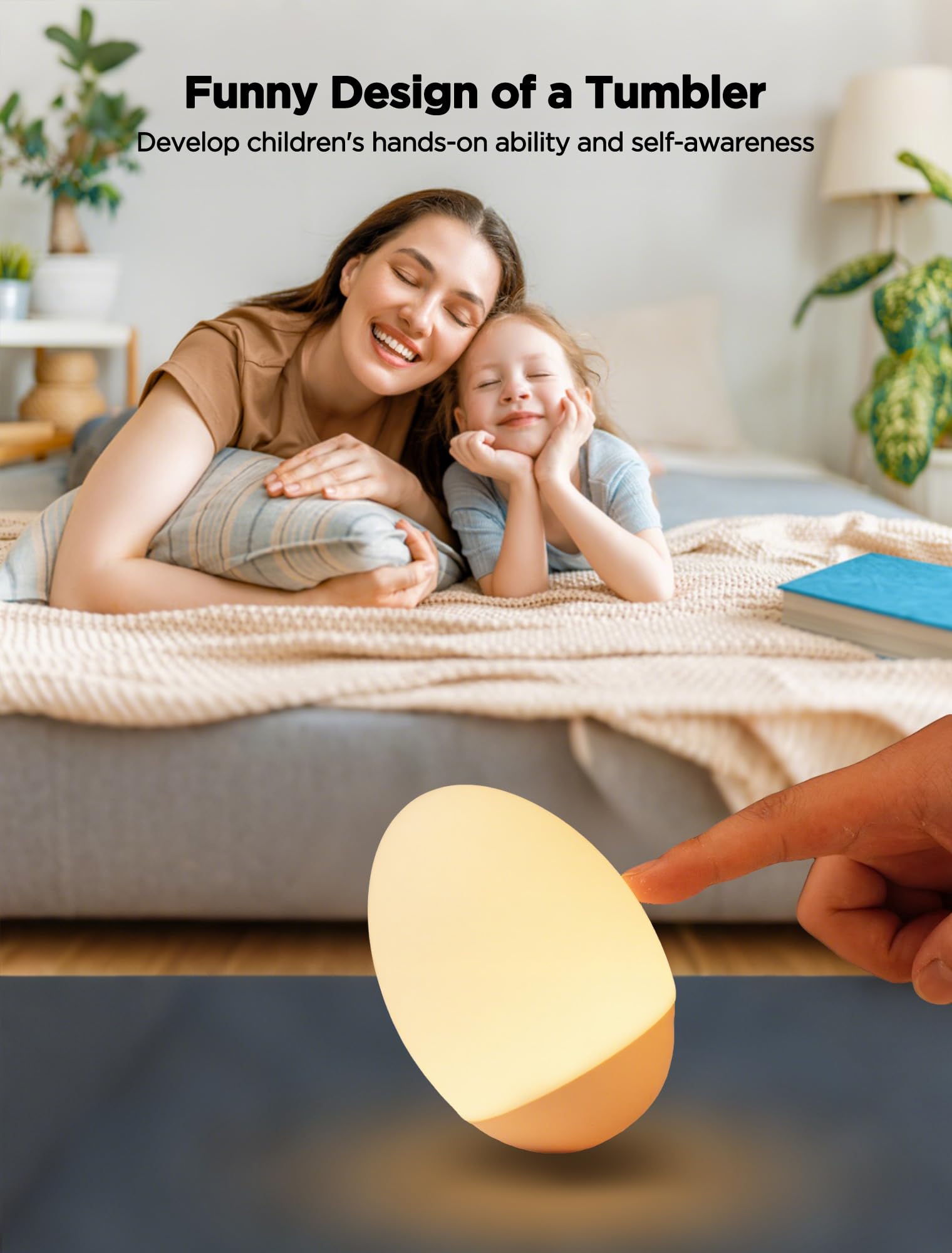 FNMYCO Egg Light portable-use-camping-bedside highlights travel-friendly, soft lighting