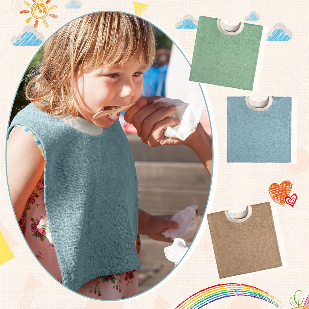 Foaincore bibs are machine and hand washable for easy care.
