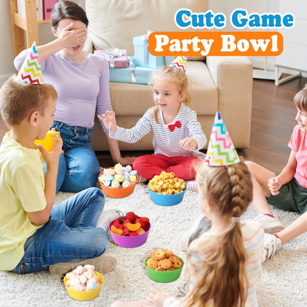 Foaincore kids bowls orange set: 10oz capacity ideal for snacks and fruit