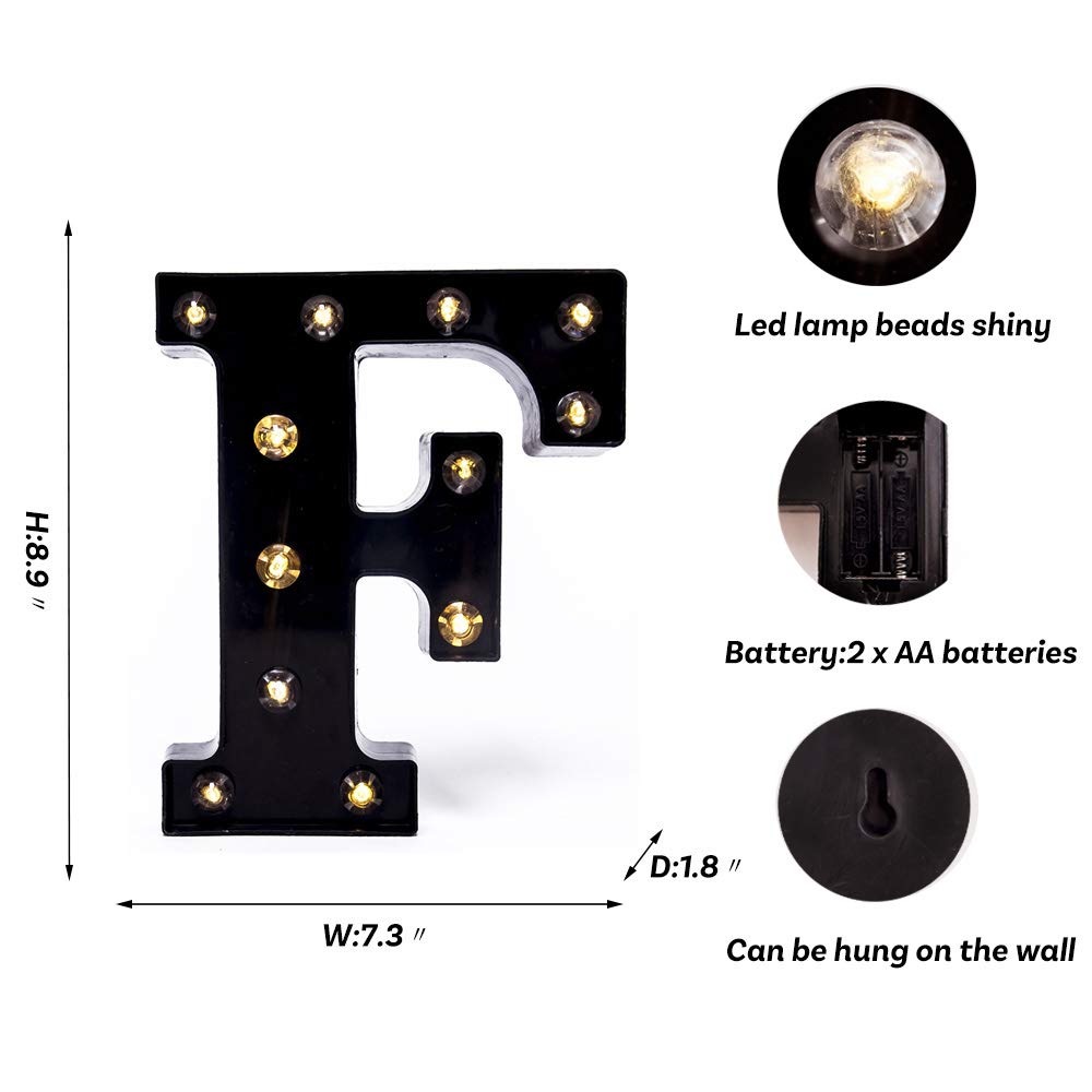 Foaky marquee with battery compartment shown for portable use.