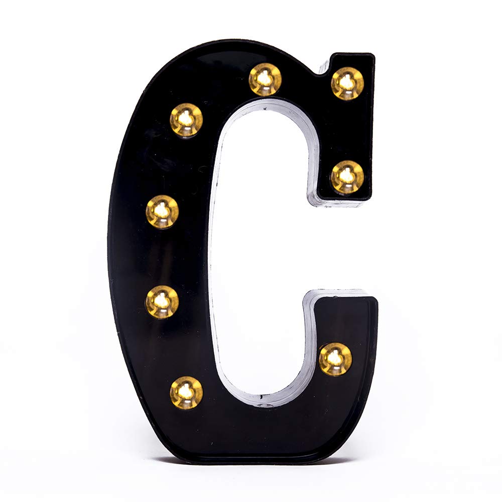 Foaky LED marquee number light close-up with bright, energy-efficient LEDs for events.