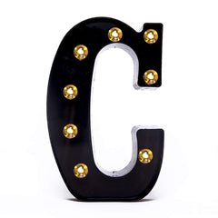 Foaky LED marquee number light close-up with bright, energy-efficient LEDs for events.