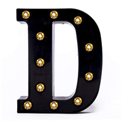Foaky LED marquee number sign front view for festive night lighting and easy customization