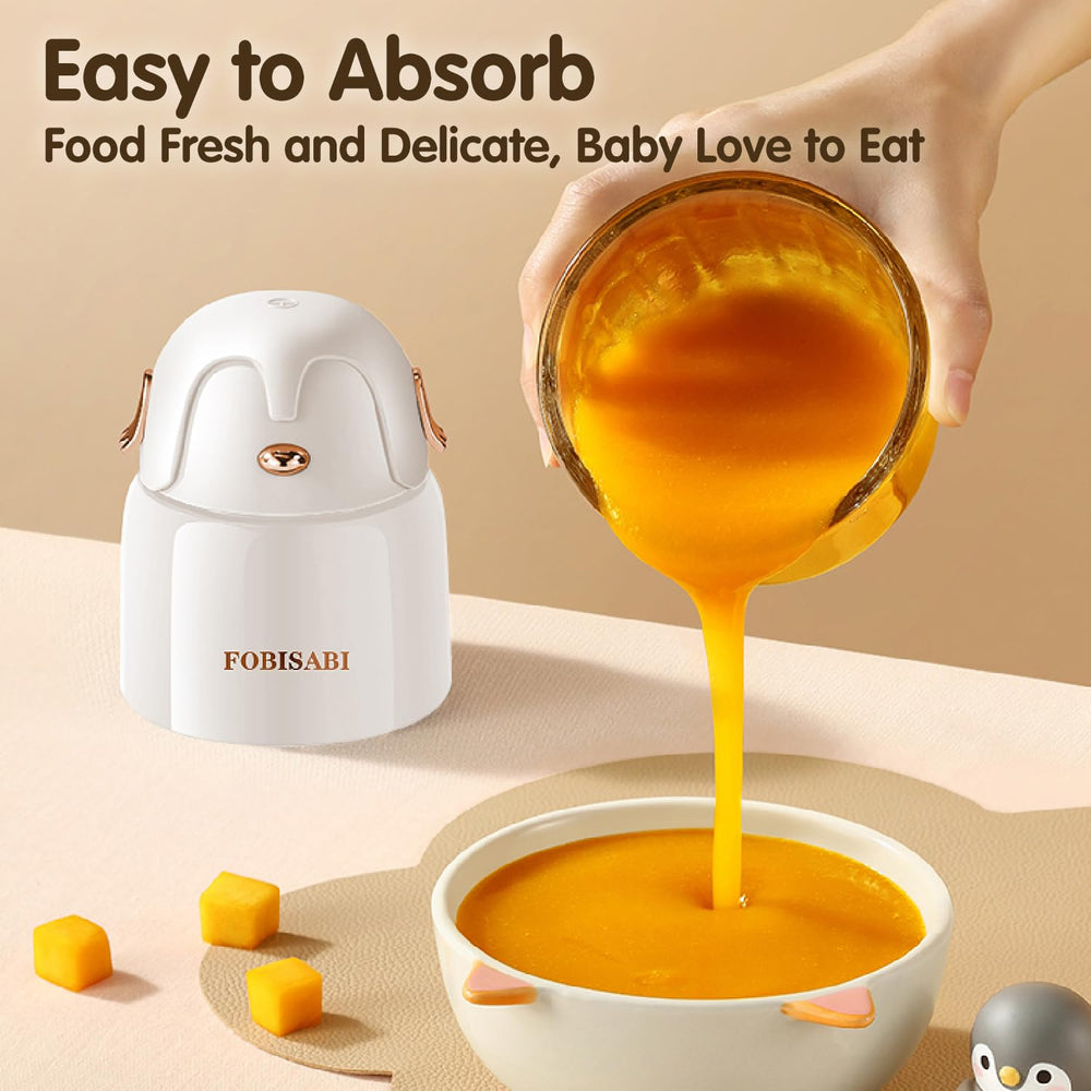 FOBISABI baby food maker BPA‑free plastic for safe daily prep.