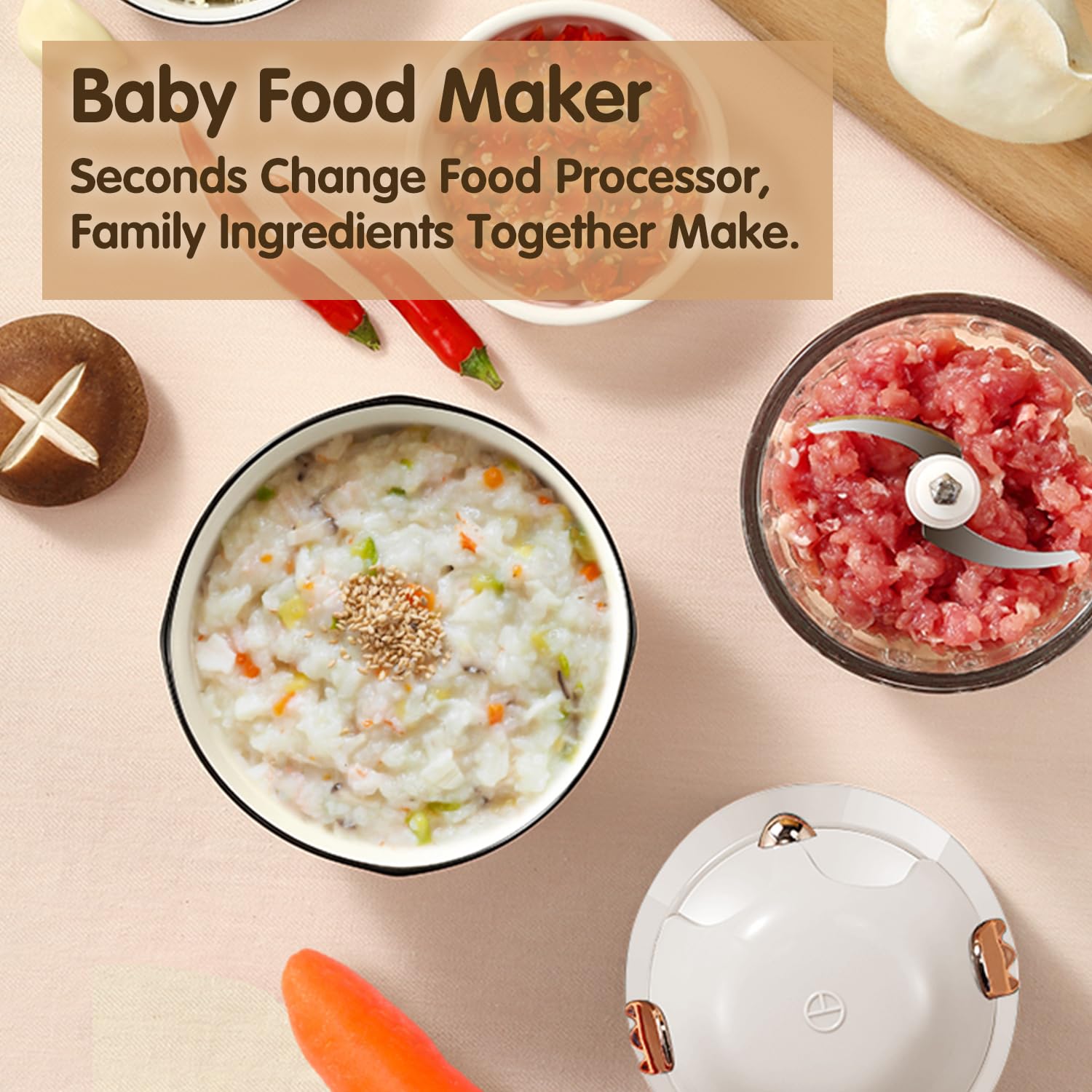 FOBISABI baby food maker dishwasher safe parts for easy cleanup.