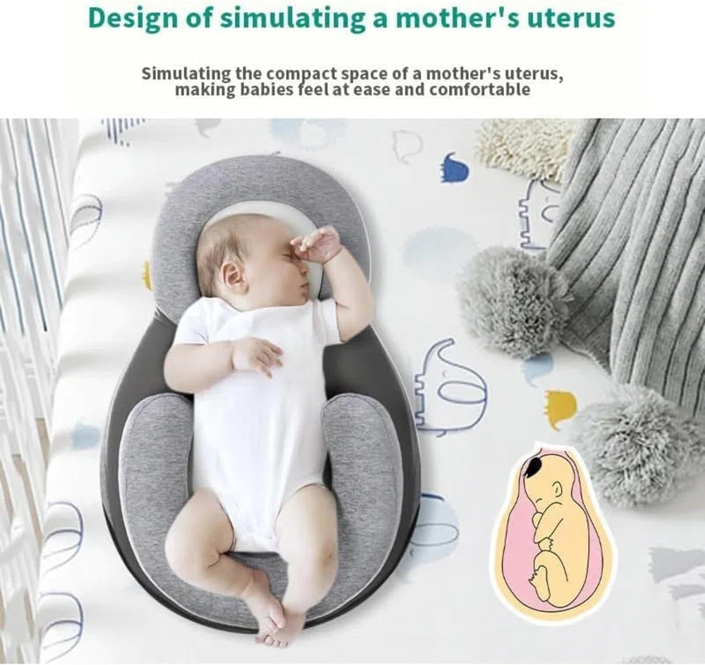 FOBSERD Baby Lounger Pillow with non-slip base keeps position during playtime.