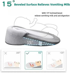 FOBSERD Baby Lounger Pillow during tummy time helps little one explore safely.