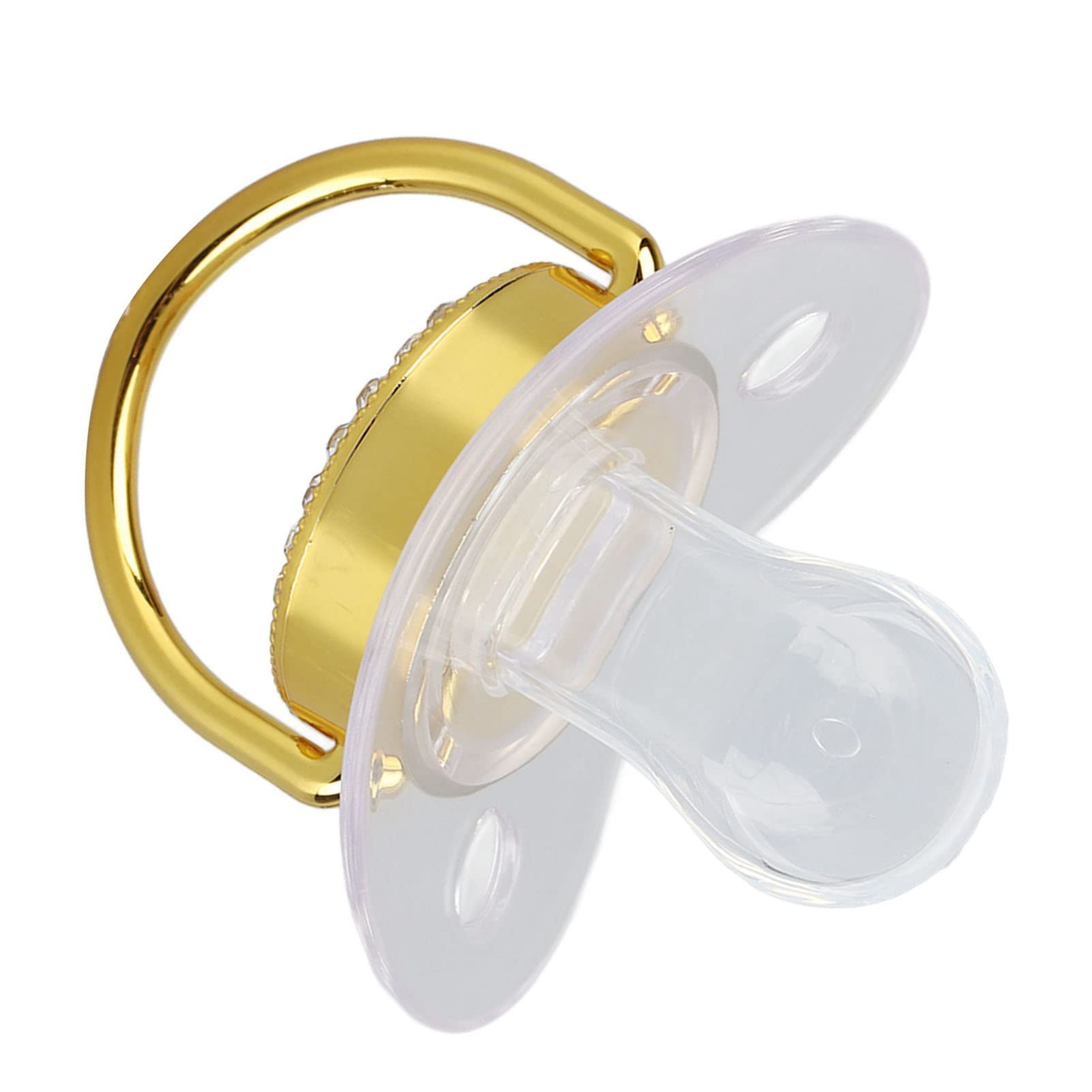 Focket silicone and metal safe pacifier clip for daily use