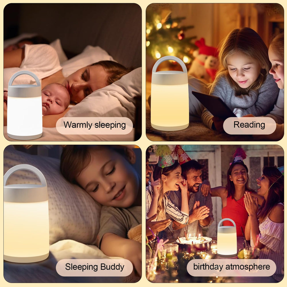 FOCULITY Nursery Night Light USB-rechargeable battery powers up to 65 hours on low brightness.