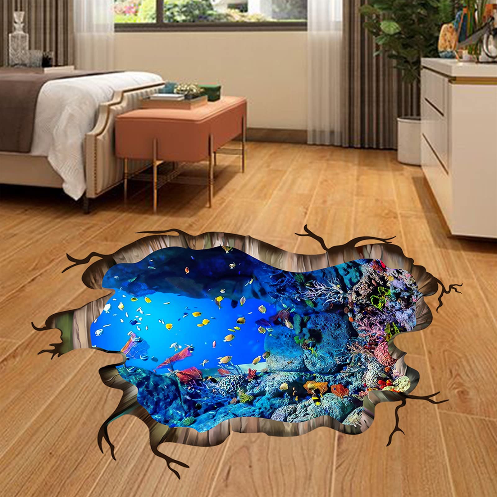 FODIENS peel-and-stick easy-application enables quick, tool-free room refresh.