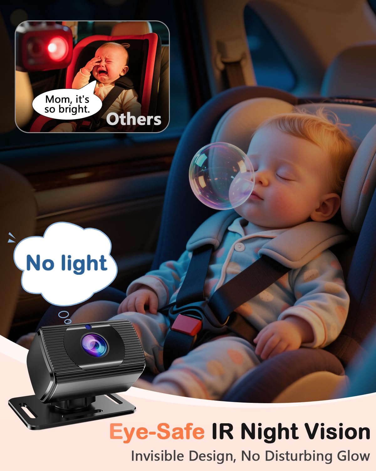Fodkh 360-degree adjustable camera with versatile viewing angles