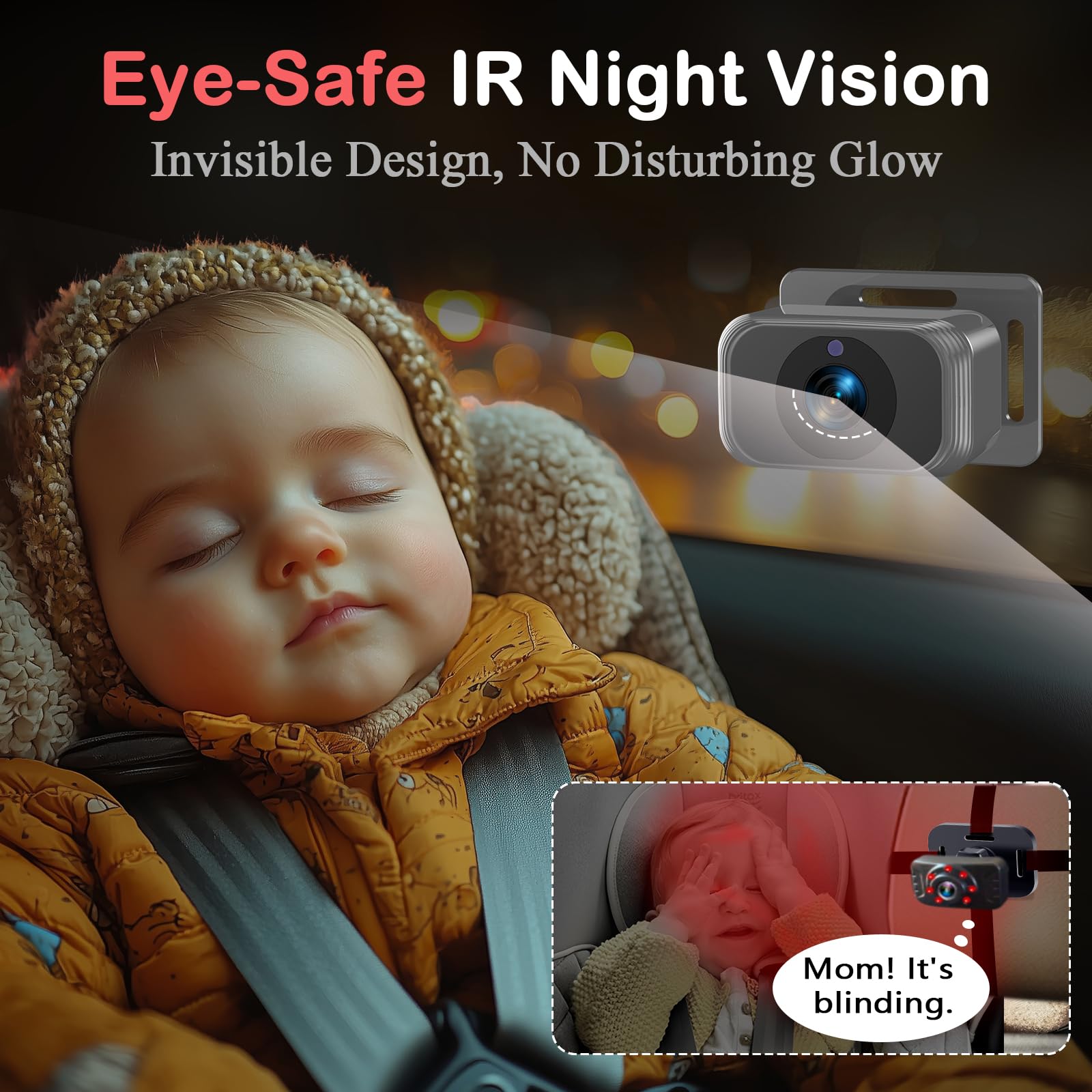 Fodkh infrared night vision activates automatically for clear low-light viewing