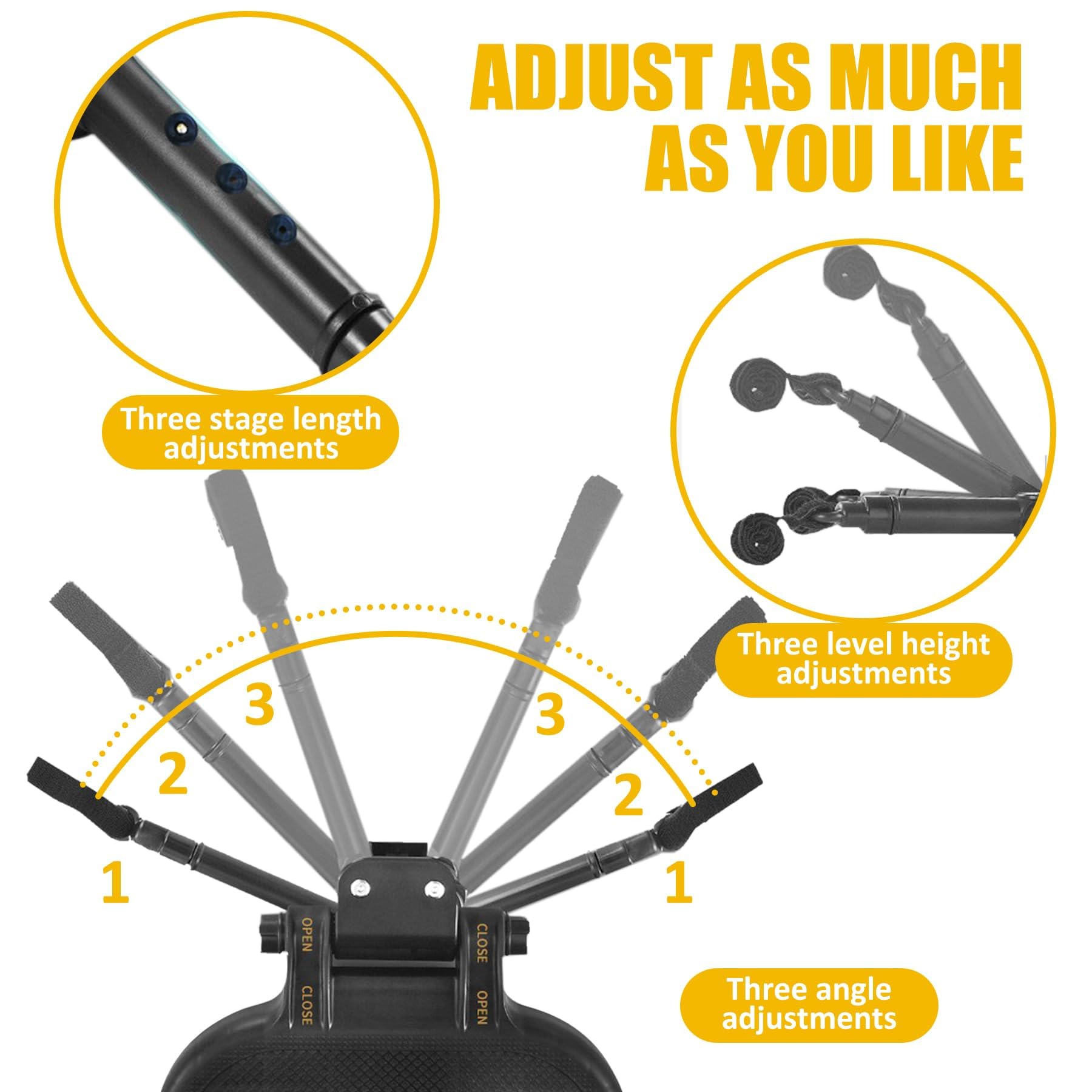 FodManTakin Velcro attachment detail highlights universal fit across strollers.