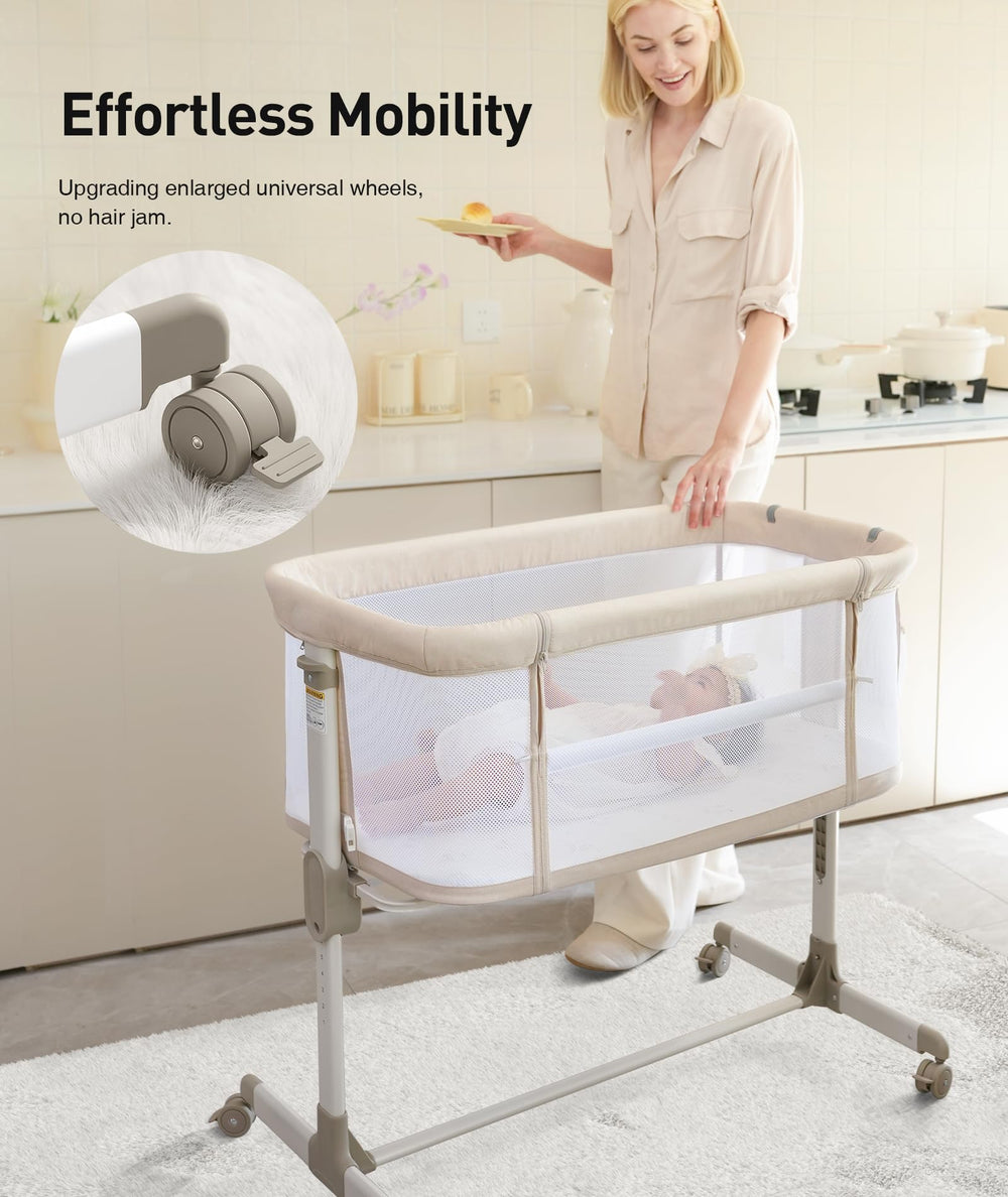 Fodoss portable bassinet—move between rooms while keeping baby safely nearby