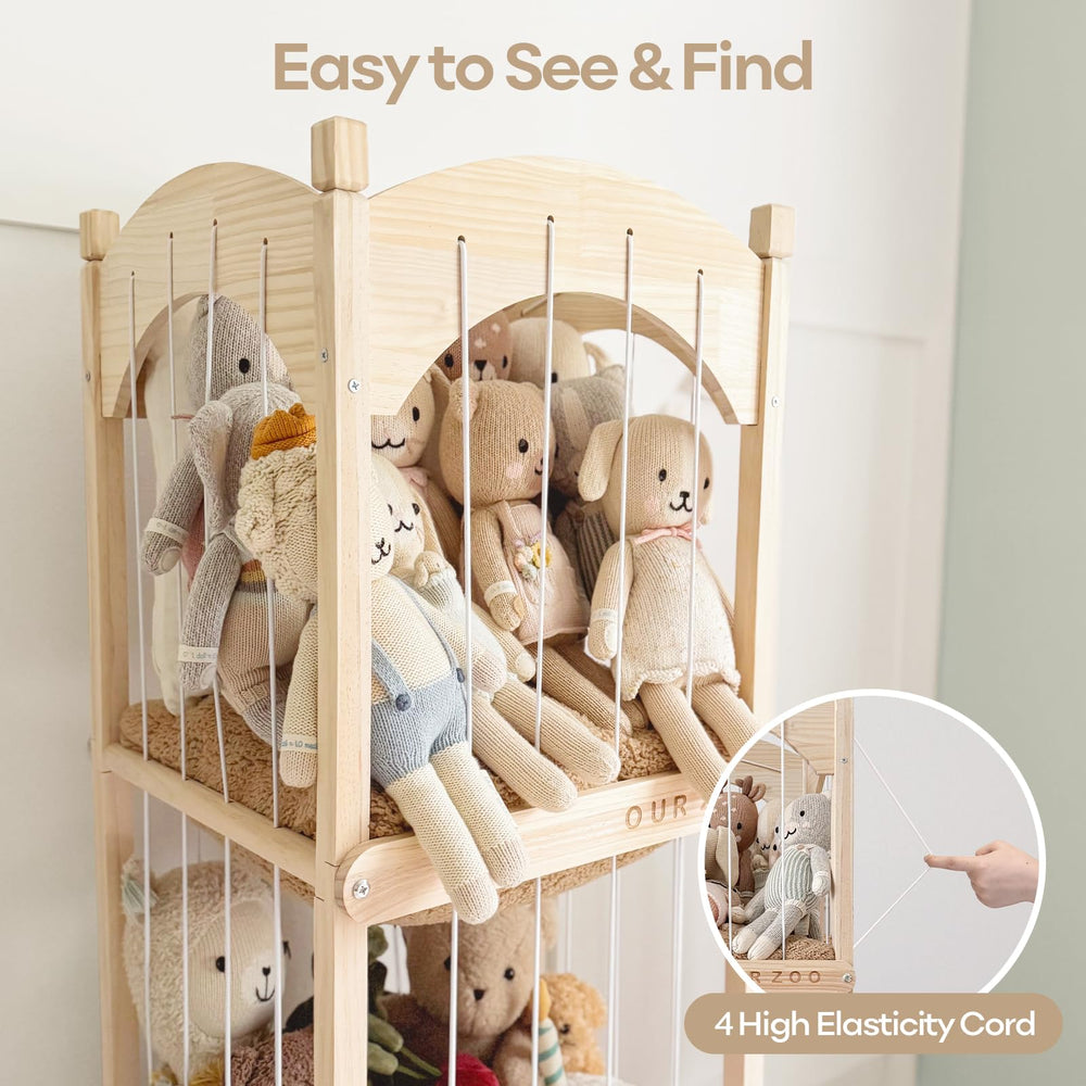 Fodoss stuffed animal storage easy assembly with clear instructions saves busy parents time