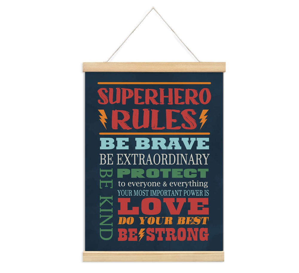 foedor Inspirational Quote Hero wall decor in white enhances kids' room ambiance and motivation.