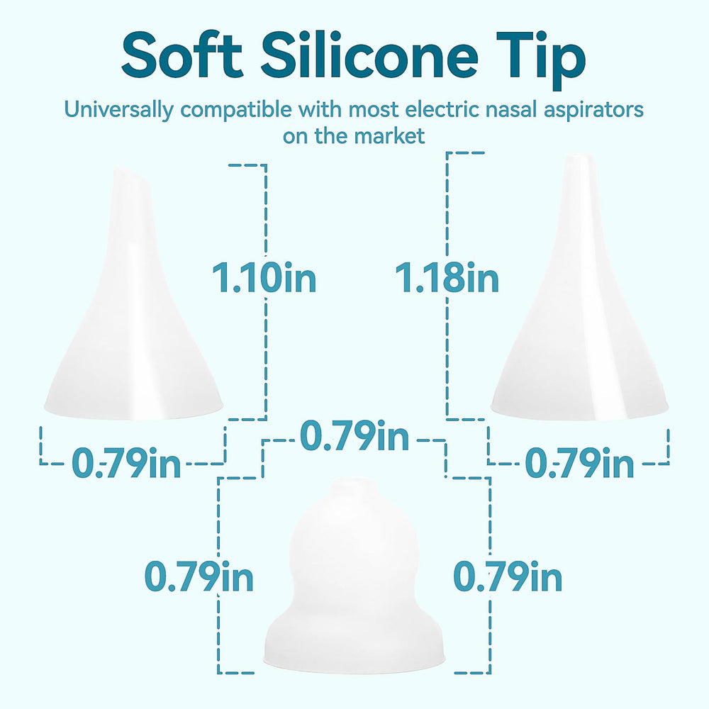 Foily flat-shape tip designed for deeper secretions in infants.