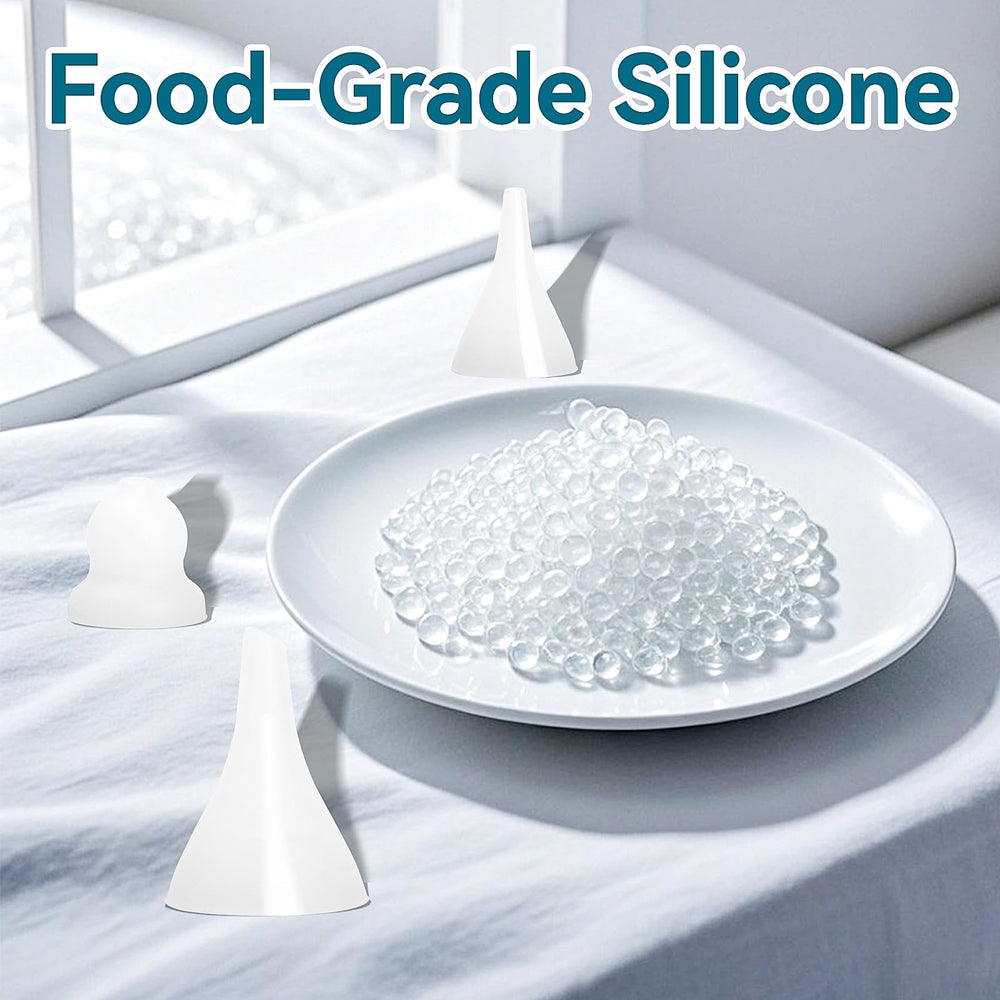 Foily soft silicone tip provides comfortable use.