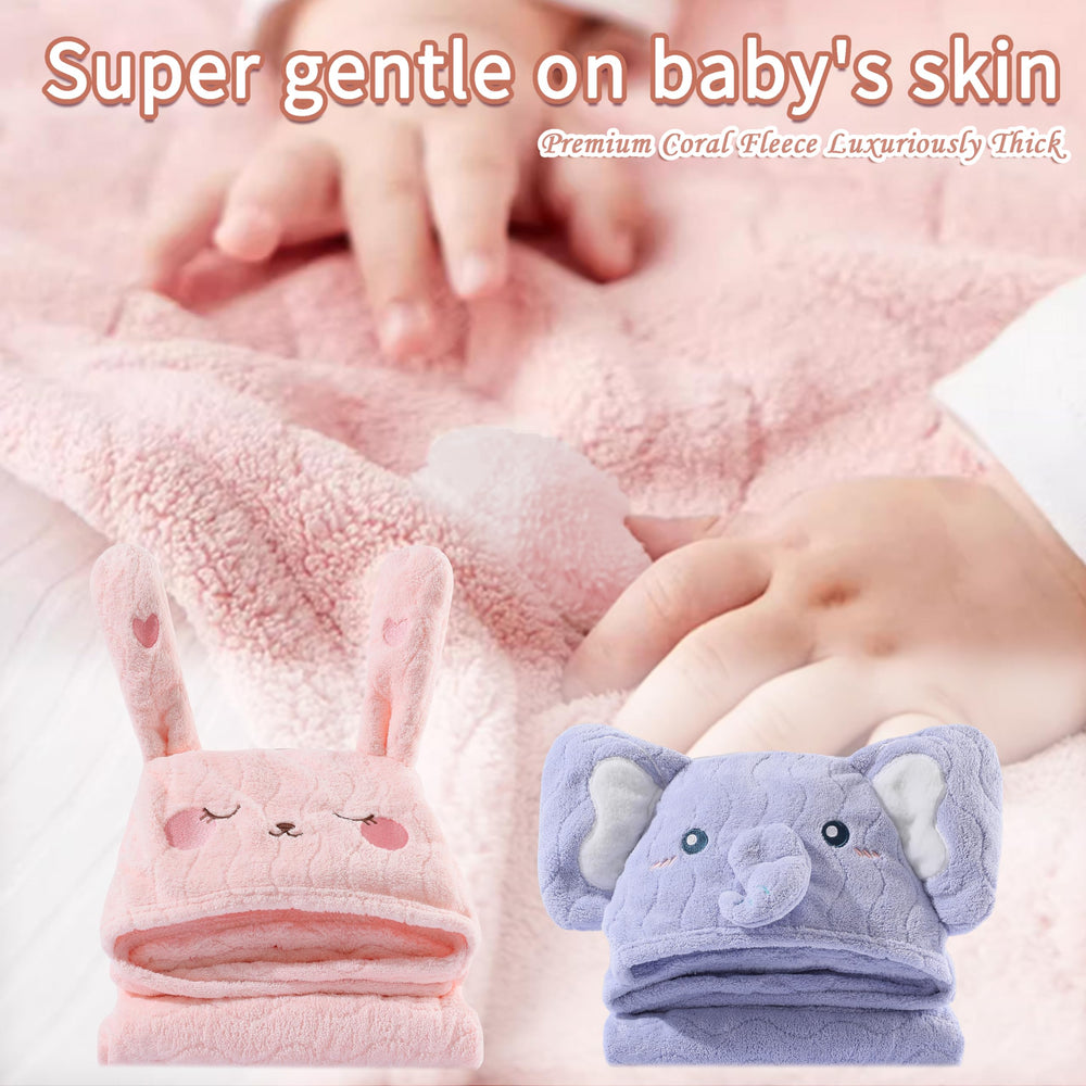 FOINEMYED toddler towel for swaddle blankets or extra cover after bath.