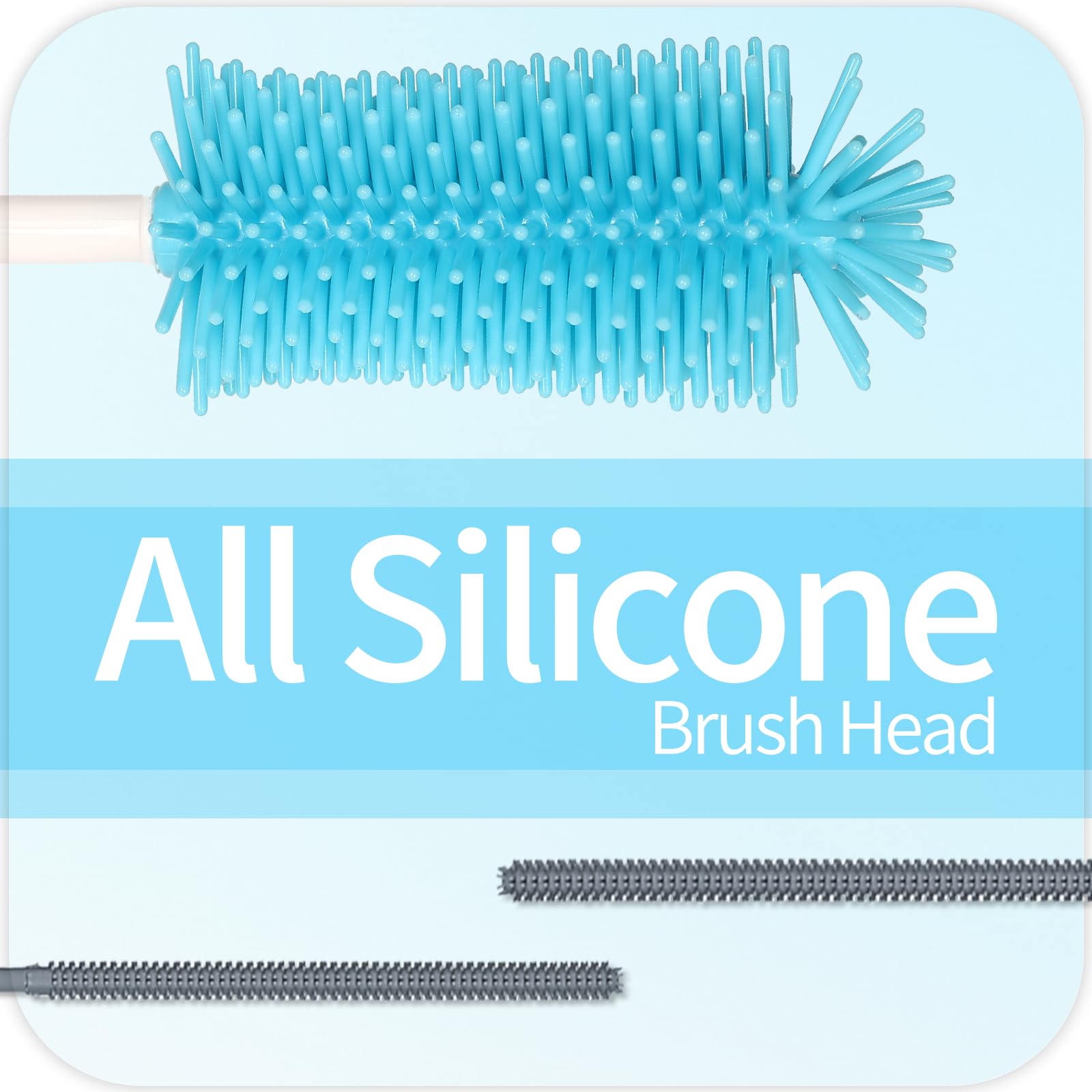 Fojaglad 180-degree spout brush targets stubborn rim stains for quick cleanup.